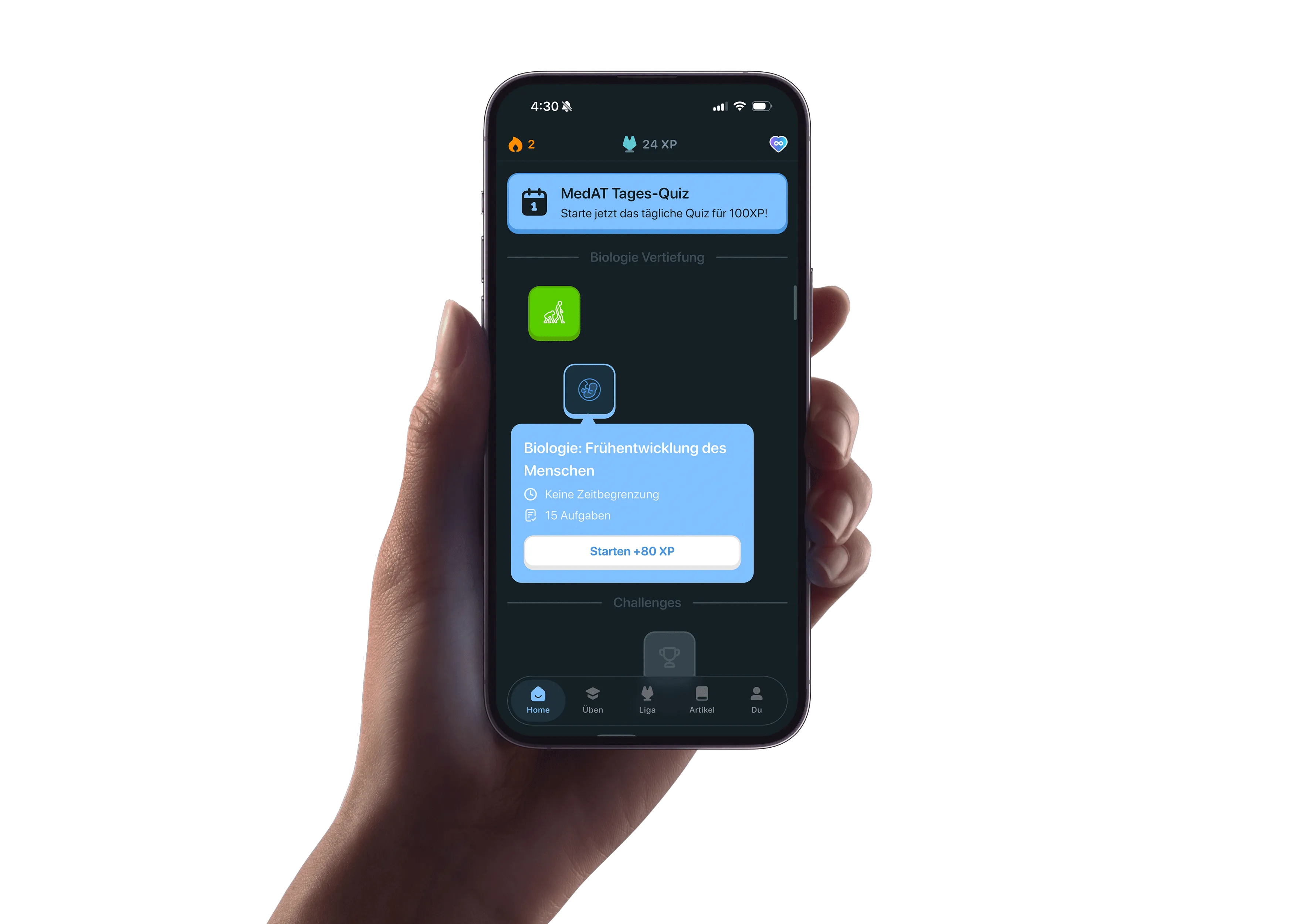MedBuddy App - MedAT Vorbereitung mit Testsimulationen und Übungen